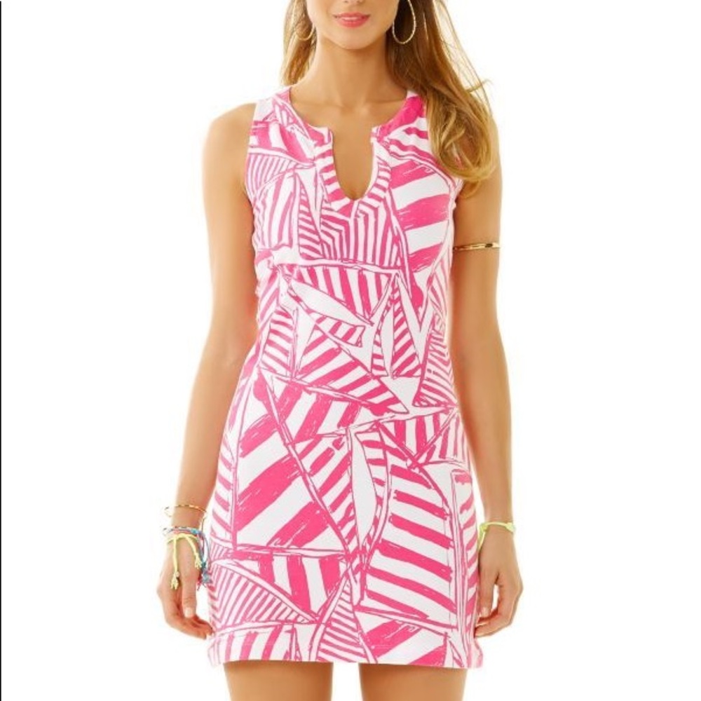 Lilly Pulitzer Estrada Yacht Sea Print Terry Dress - Picture 3 of 8